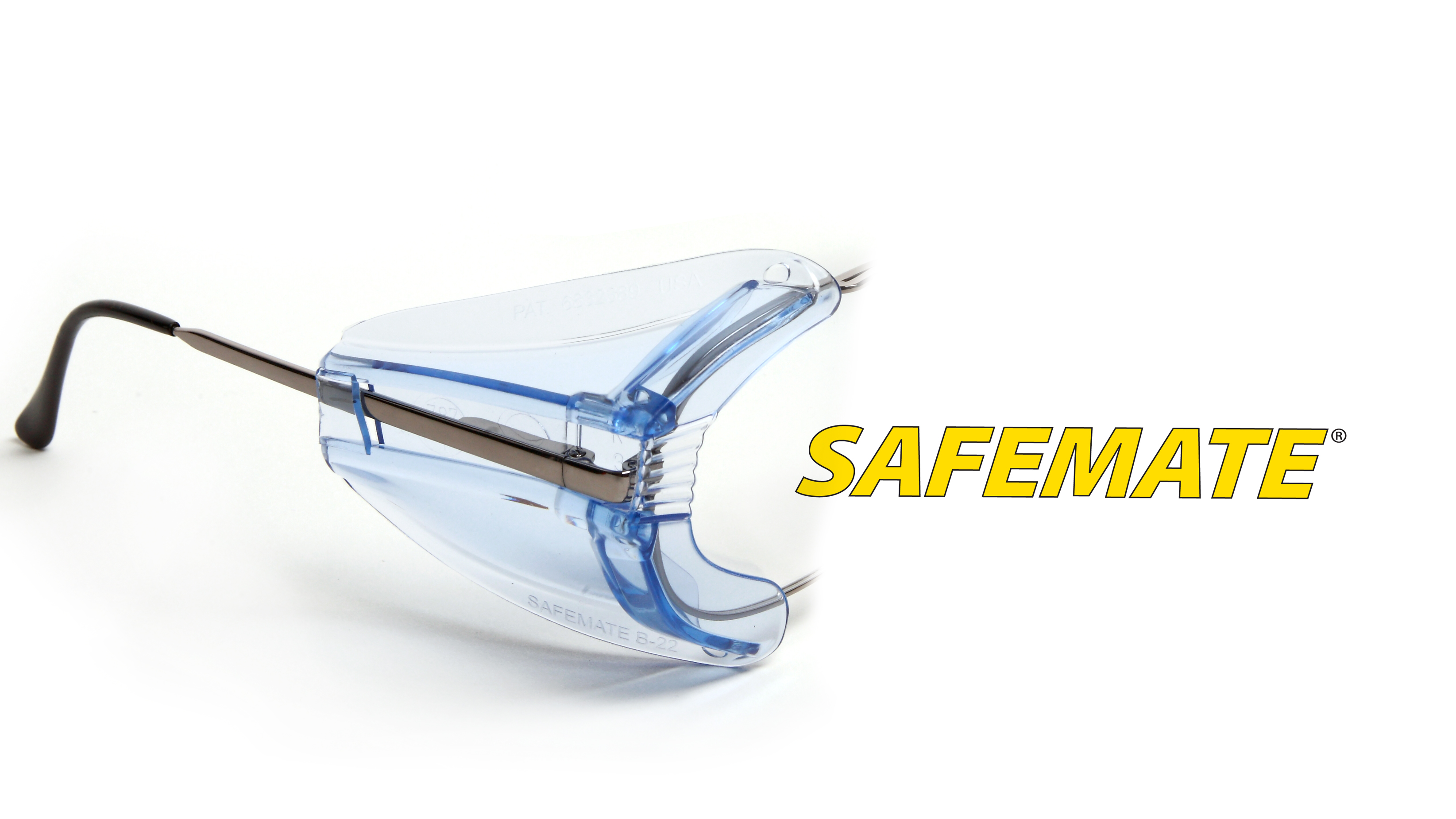 B 22 Blue Safemate Side Shields For Safety Glasses